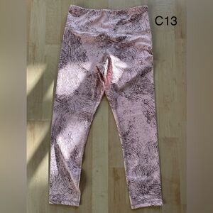Pink Patterned women Leggings